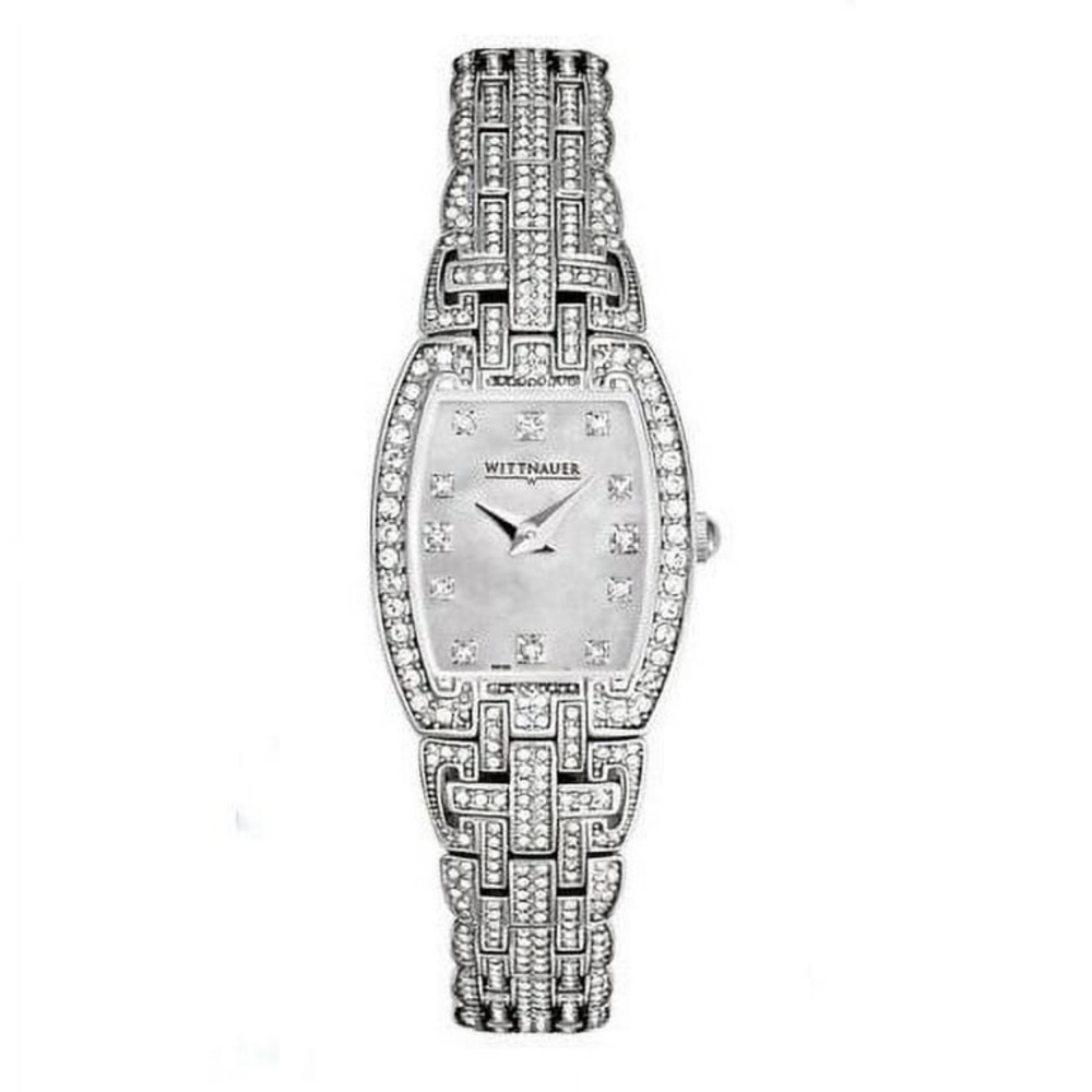 New Wittnauer Silver Women's Watch with Swarovski Crystals